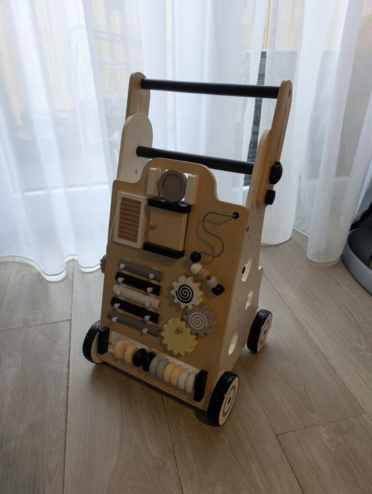 Antemergator lemn natural