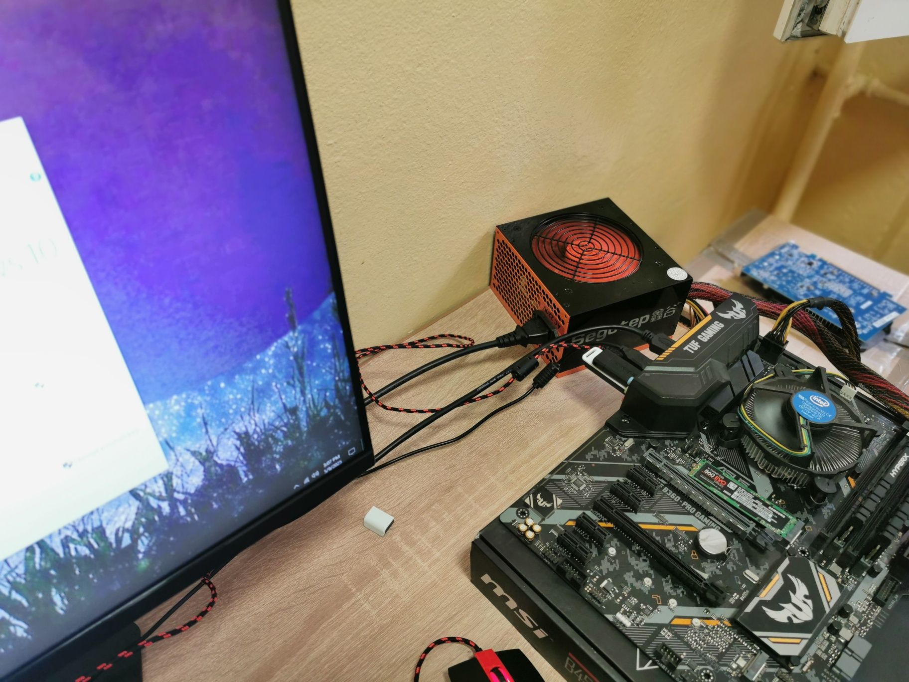 Kit gaming Intel i7 9700 placa ramii și ssd m2