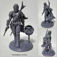 Figurine machete rasina 3D, Star Wars, Dungeons and Dragon, Warcraft