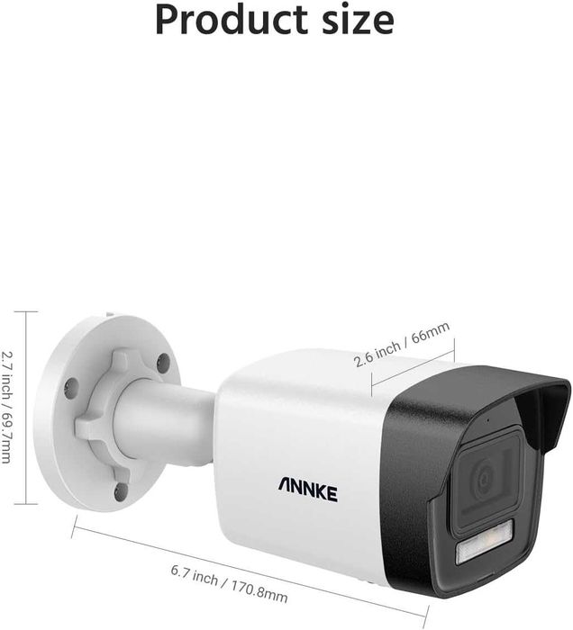 ANNKE 12MP камера за видеонаблюдение, разпознаване на хора,