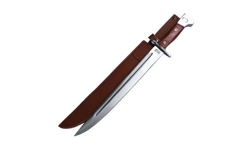 Cutit baioneta inscriptionat AK 47 28 / 35 / 42 cm teaca Vanatoare