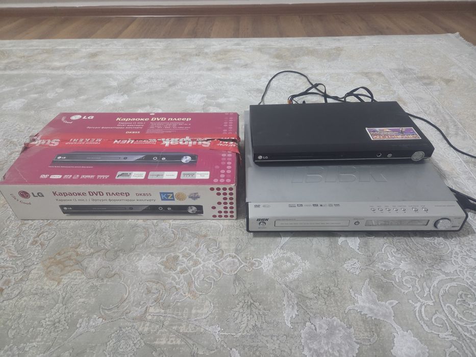 Продам 2 ДВД DVD  плеера караоке магнитофон