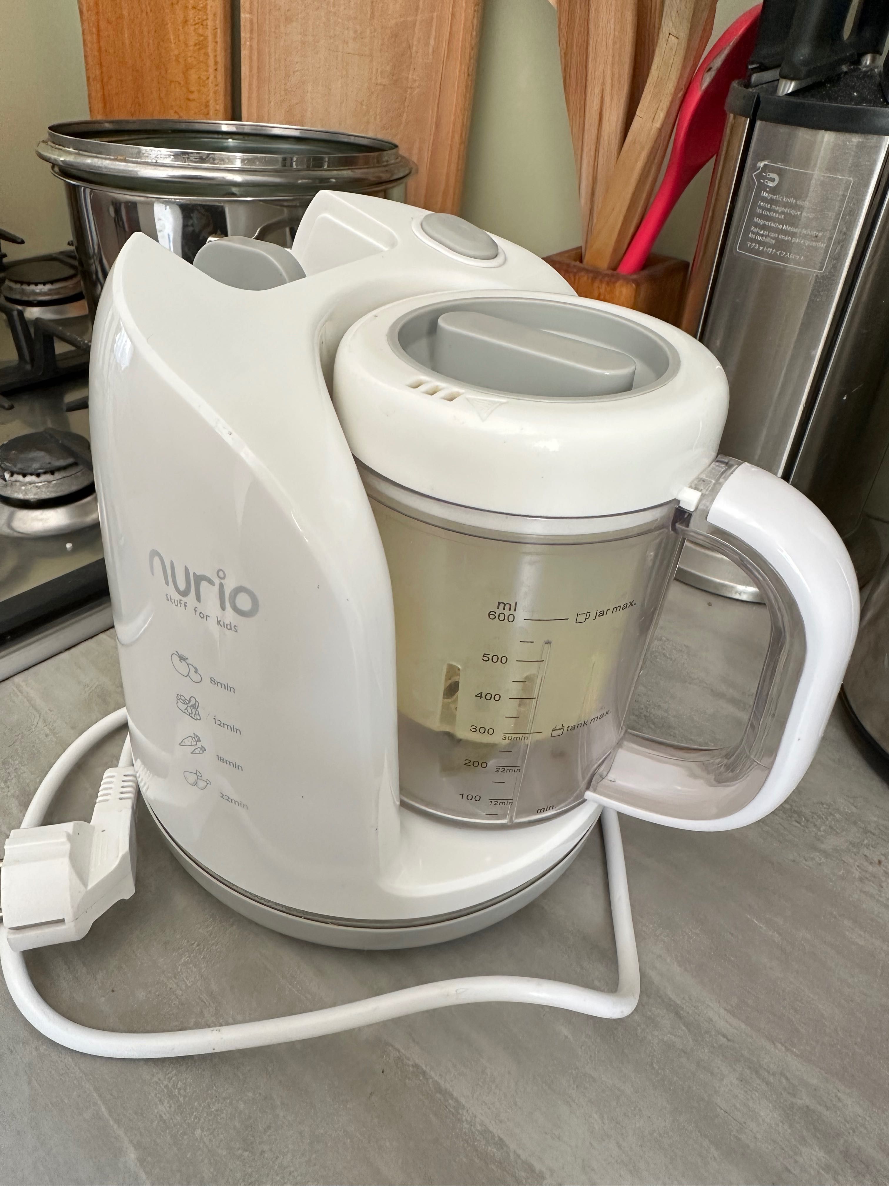 Aparat de Gatit cu Abur si Blender 5 in 1 Nurio pentru Bebelusi
