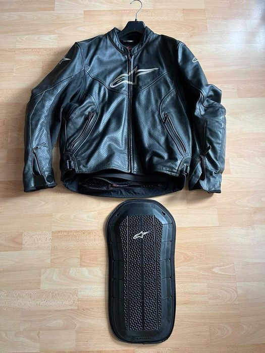 Geaca Moto Piele Alpinestars Indy - L - 54 + protector spate