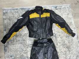 Costum Combinezon Piele Moto Dama S