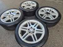 5х112/17 AMG Mercedes W204 с гуми Мерцедес Спорт пакет C class