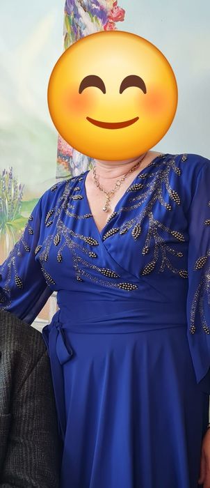 Rochie albastră,  mărime 54