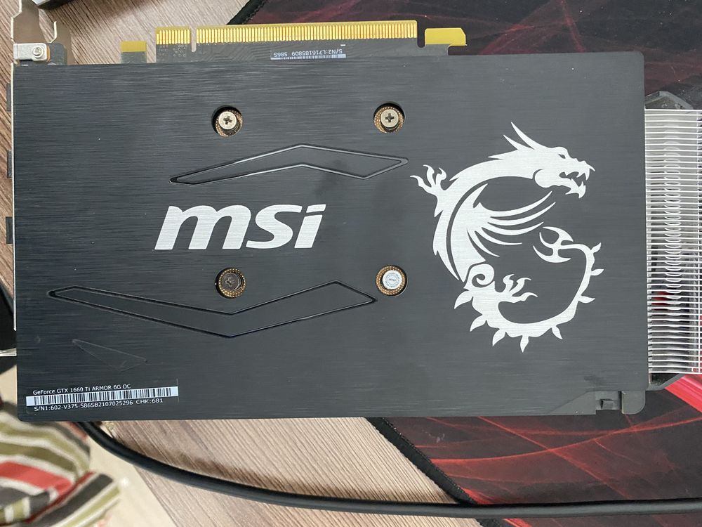 Msi 1660 ti armor