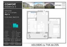 Apartament nou cu 2 camere in COMFORT RESIDENCE 3