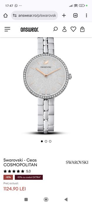 Ceas Swarovski cosmopolitan Original