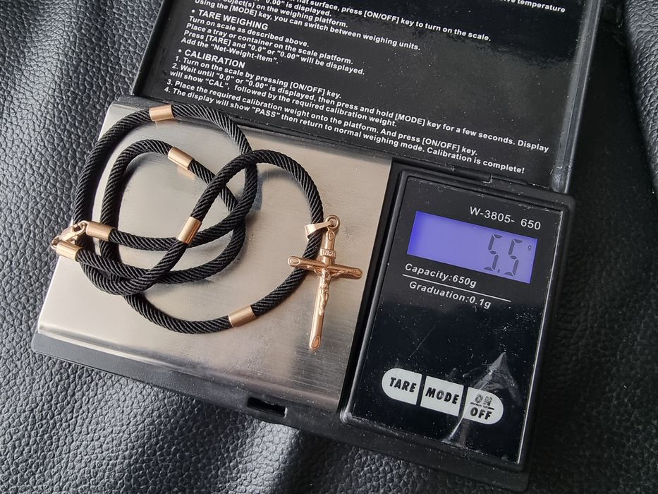 Lant / șnur cu aur 14k + cruciuliță