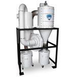 Циклонно сепарираща и филтрираща система QFIL-2.2 kW, Аспирация