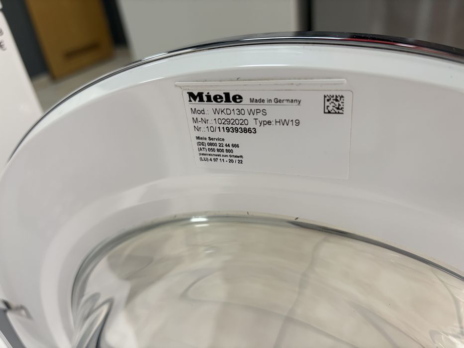 Miele WKD130 WPS W1 Edition пералня 8 кг/24 мес гаранция
