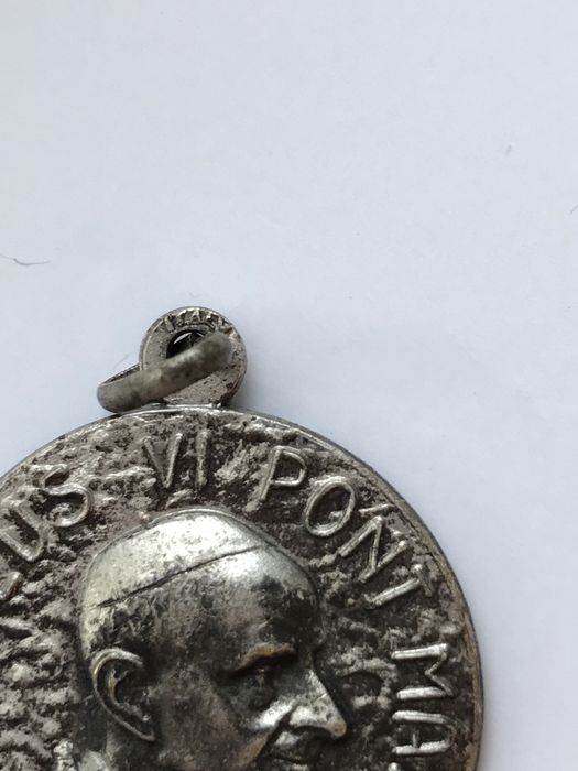 Medalion religios cu Papa Paulus al VI-lea