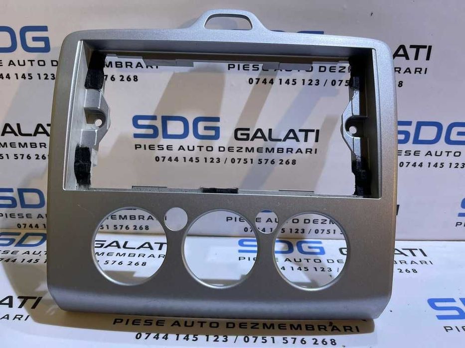 Rama Grila Ornament Consola Centrala Radio Climatronic Ford Focus 2 2004 - 2010 Cod 4M51-18522-ADW