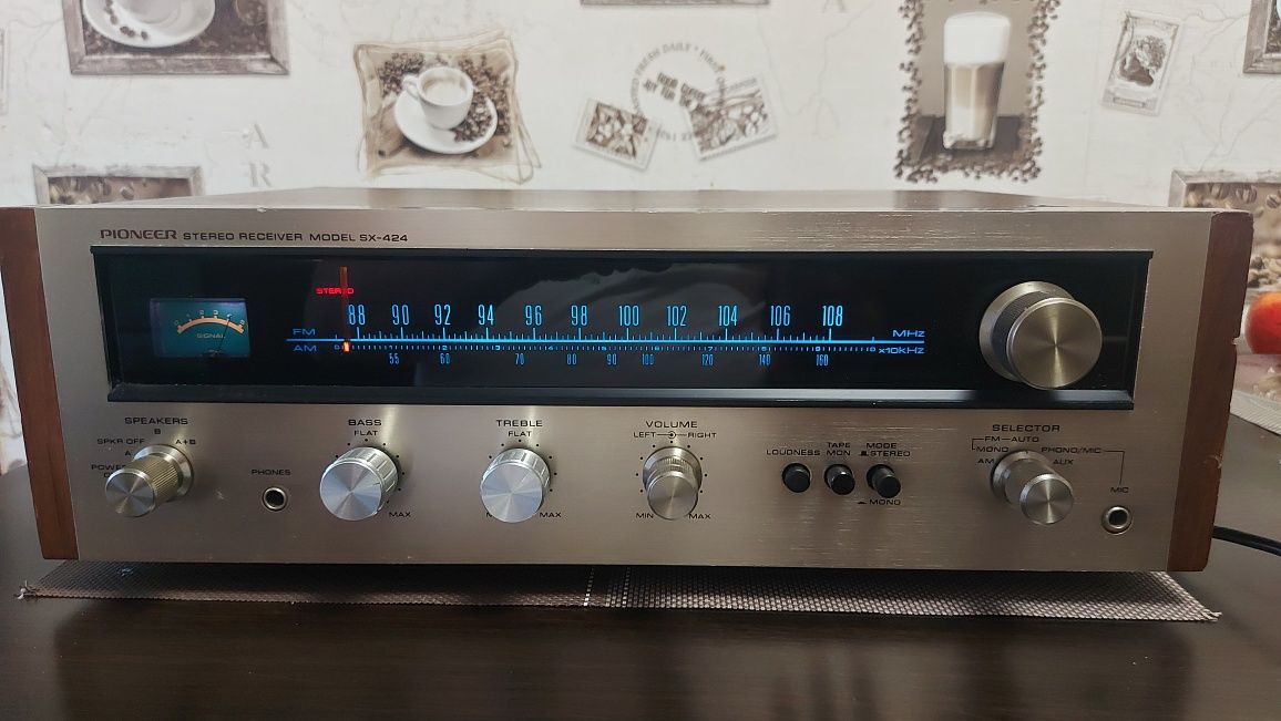 receiver vintage Pioneer sx 424