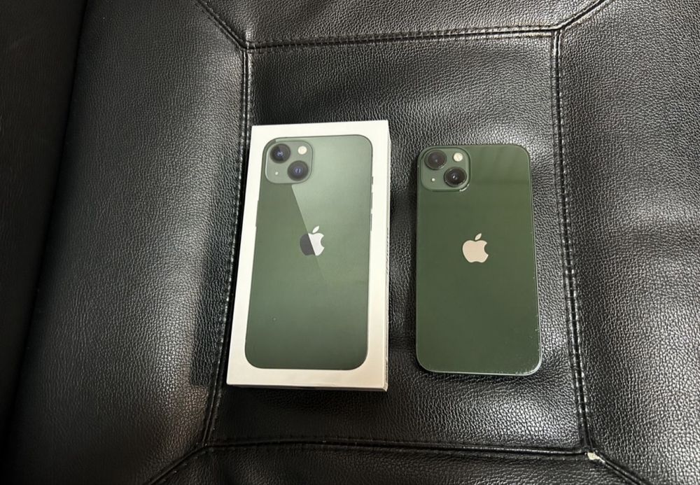 Iphone 13  Green  86%  128 GB  455 $. HOLATI IDEAL. Aybi yoq Garantiya
