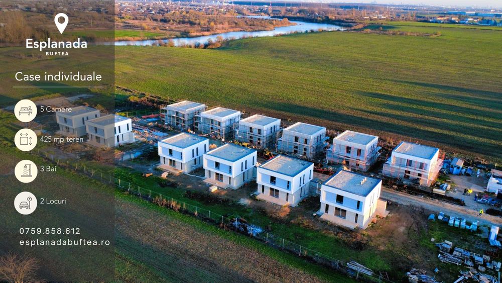 Dezvoltator - Vile P+1, cartier privat, Str. Independentei Buftea