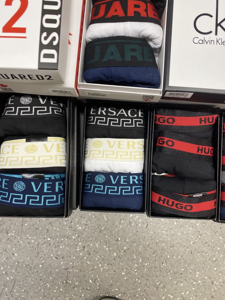 Boxeri barbati calvin versace 3 la set 85 lei