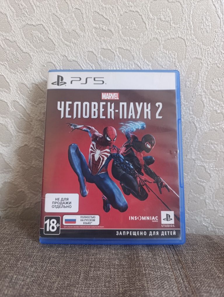 Срочно сегодня продам человек паук 2 пс5 диск