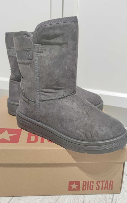 Cizme scurte UGG Big Star cu logo, mar. 37, noi