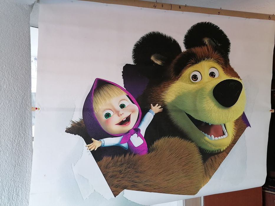 Детска декорация Маша и мечокът