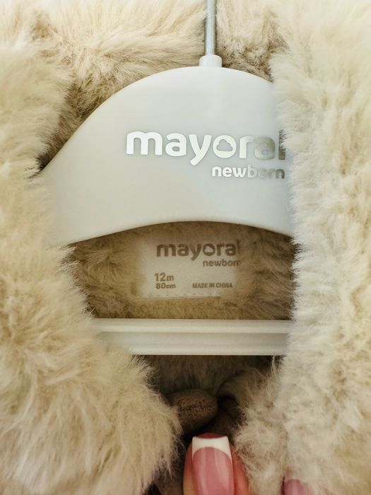 Палто и шапка Mayoral за 12м.