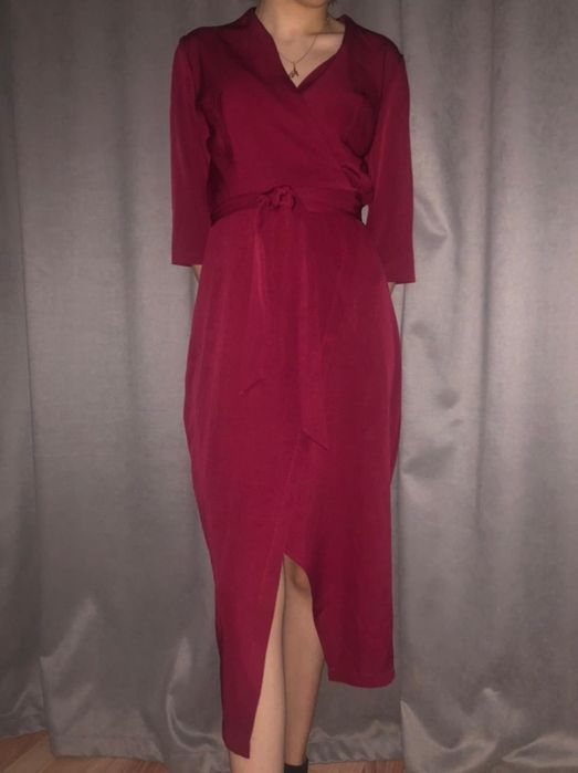 Платье бордовое. Новая