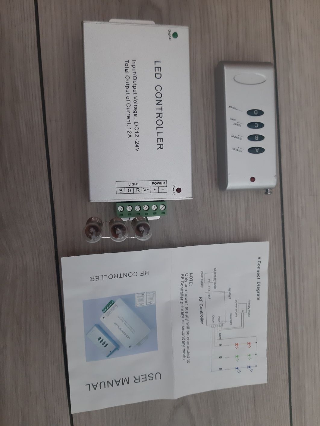 LED CONTROLLER cu telecomanda