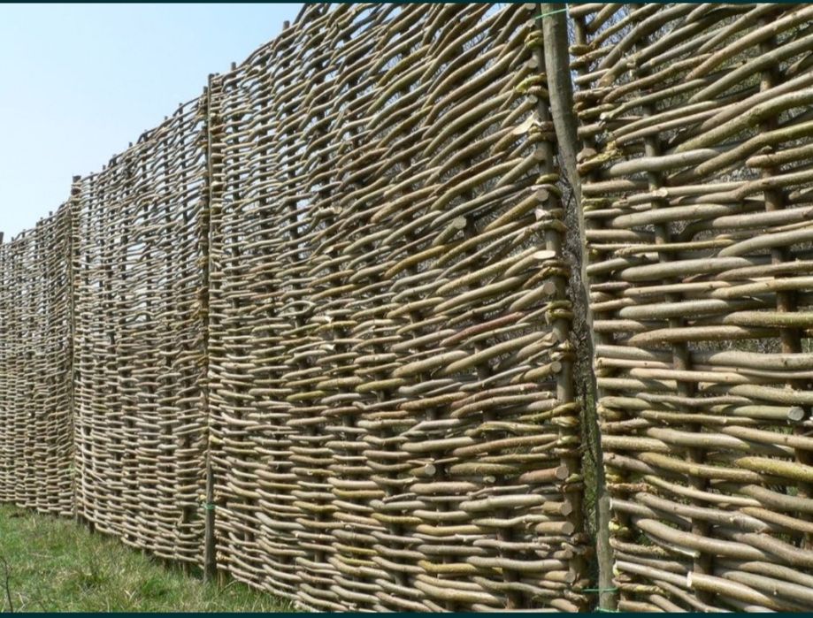 Panouri ornamentale, rustice , de gradina împletite manual