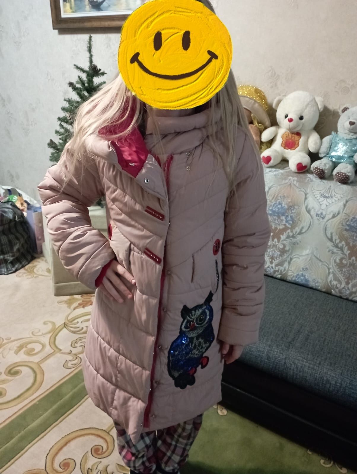 Куртка зимняя для девочек 11-12 лет на рост 145 см