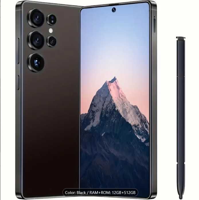Нов неупотребяван смартфон 12GB RAM/512GB ROM с отлична камера 108MP