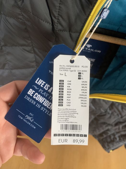 Geaca Tom Tailor  Noua