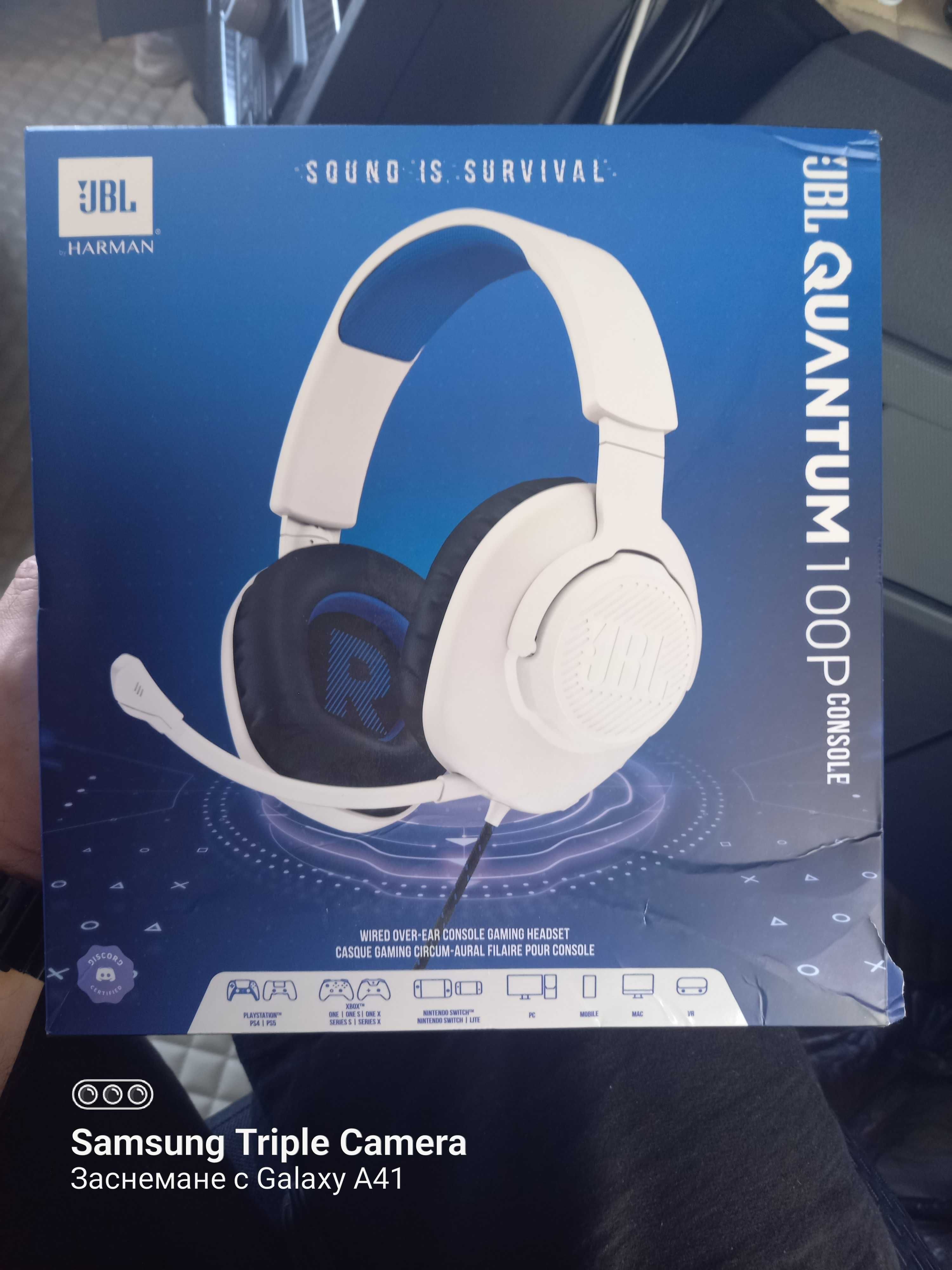 Слушалки JBL с BLUETOOTH и с кабел.