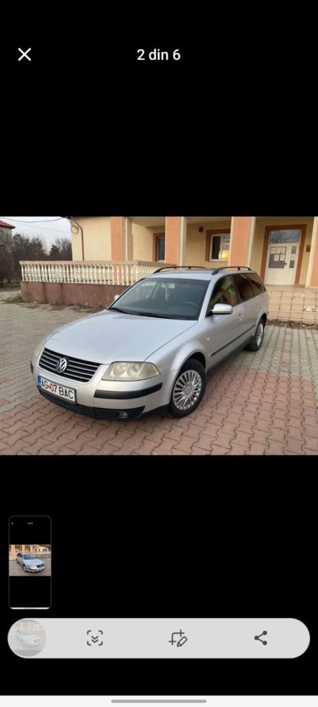 Vând sau schimb vw passat b5 1.9 diesel Break Toate Actele valabile.