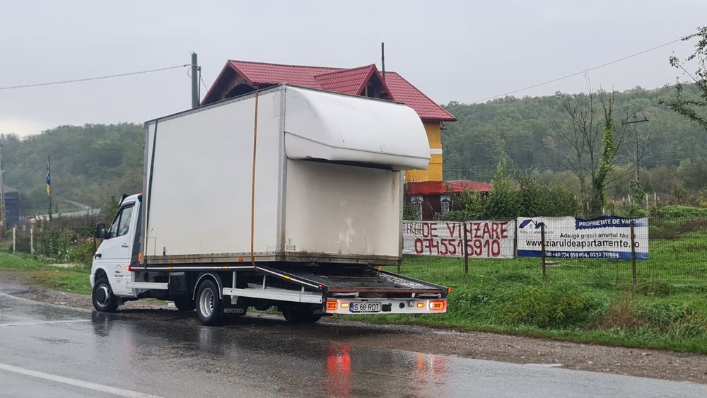 Tractări auto iasi Transport Marfă Platformă auto Transport utilaje