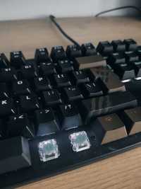 Tastatura mecanica Negru cu Maro