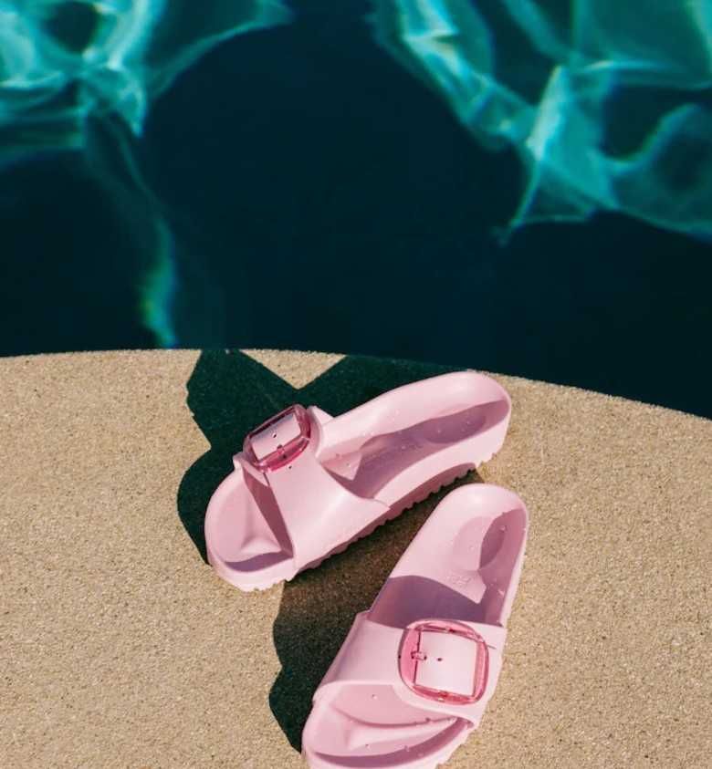 Розови чехли Birkenstock Madrid Big Buckle EVA
