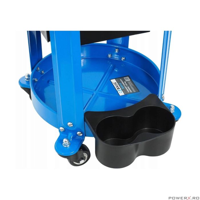 Taburet de lucru cu sertare pentru depozitare scule Baug