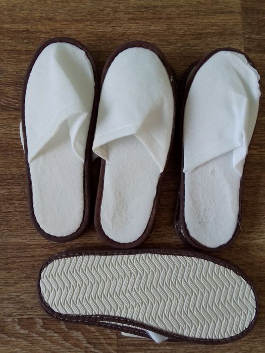 Тапочки домашние жёсткая подошва