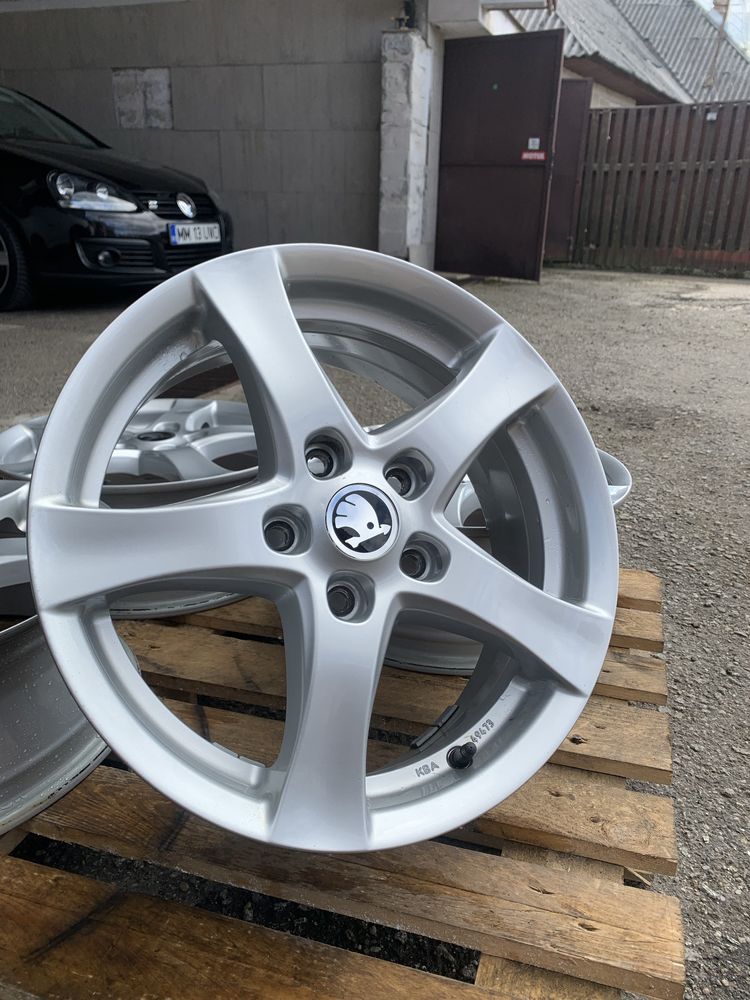 Jante  5x112 R16 Skoda , Stare foarte buna !