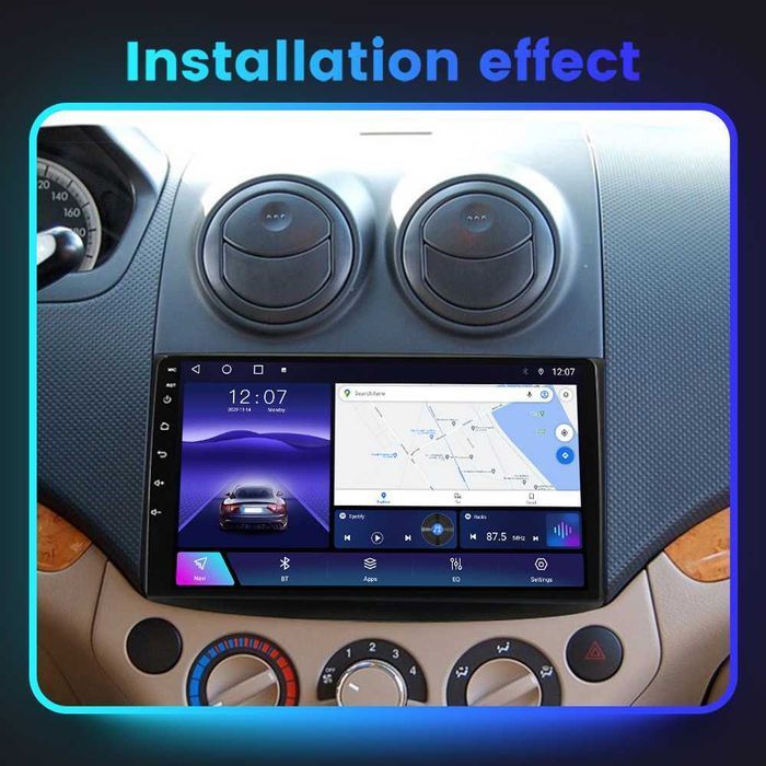 Navigatie Android 14 Chevrolet Aveo Captiva Epica 2006+ CarPlay CAMERA