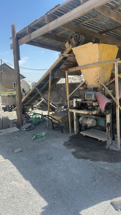 готовый бизнес шлакоблок аппарат сатылады