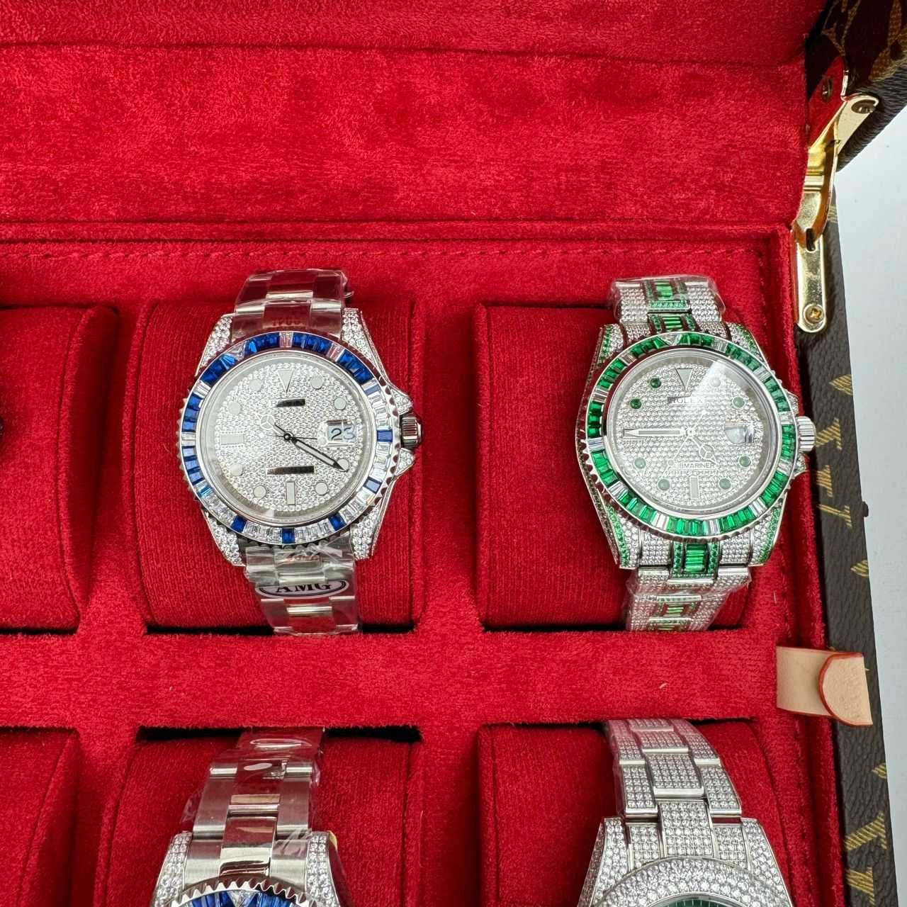 Rolex Submariner/GMT пълен диамант