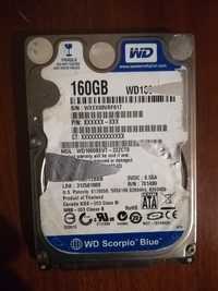 Hard-disk Western Digital pt.laptop 160GB SATA