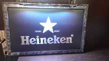 Reclama luminata Heineken