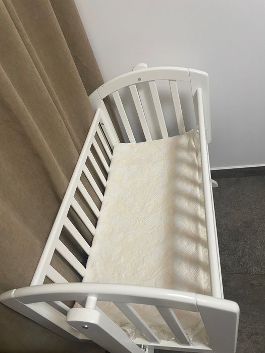 Pătuț bebe 100/50 alb nefolosit