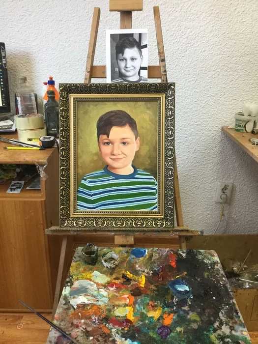 portrete la comanda,caricaturi,pictate manual,nu digitale