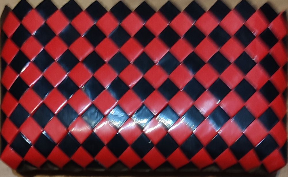 Geanta in carouri handmade