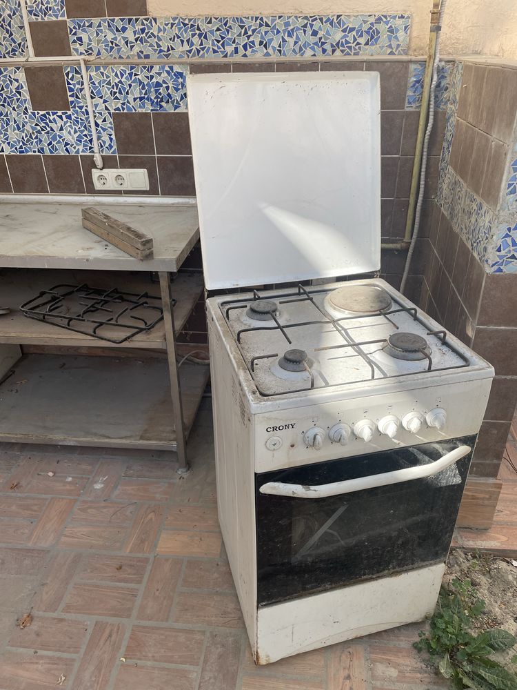 Кухня летняя с газовой плитой